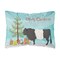 Caroline's Treasures BB9198PW1216 Belted Galloway Cow Christmas Outdoor Canvas Pillow